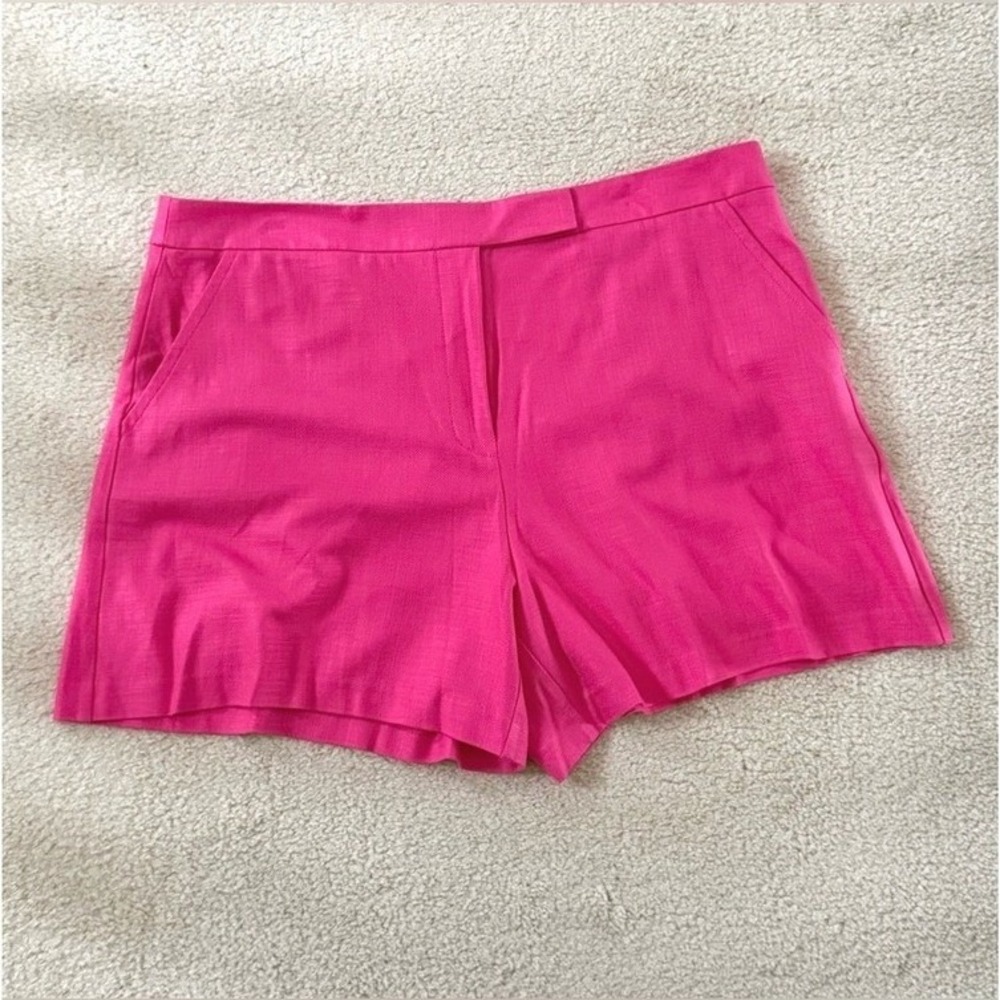 Trina Turk Hermosa Shorts‎ Hot Pink Textured Tailored Size 16 NEW